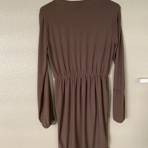Brown Classy Dress - Picture 3 of 3